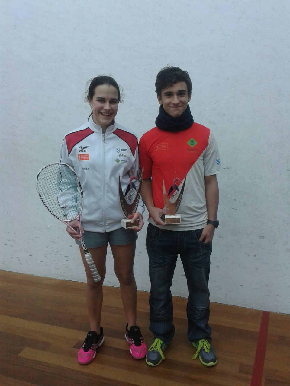 FANTASTICO COMIENZO DE Au00d1O PARA EL VIGOSQUASH EN EL CAMPEONATO GALEGO SUB 19 2015