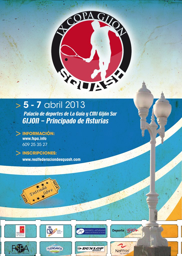 IX Copa de Giju00f3n de squash 2013