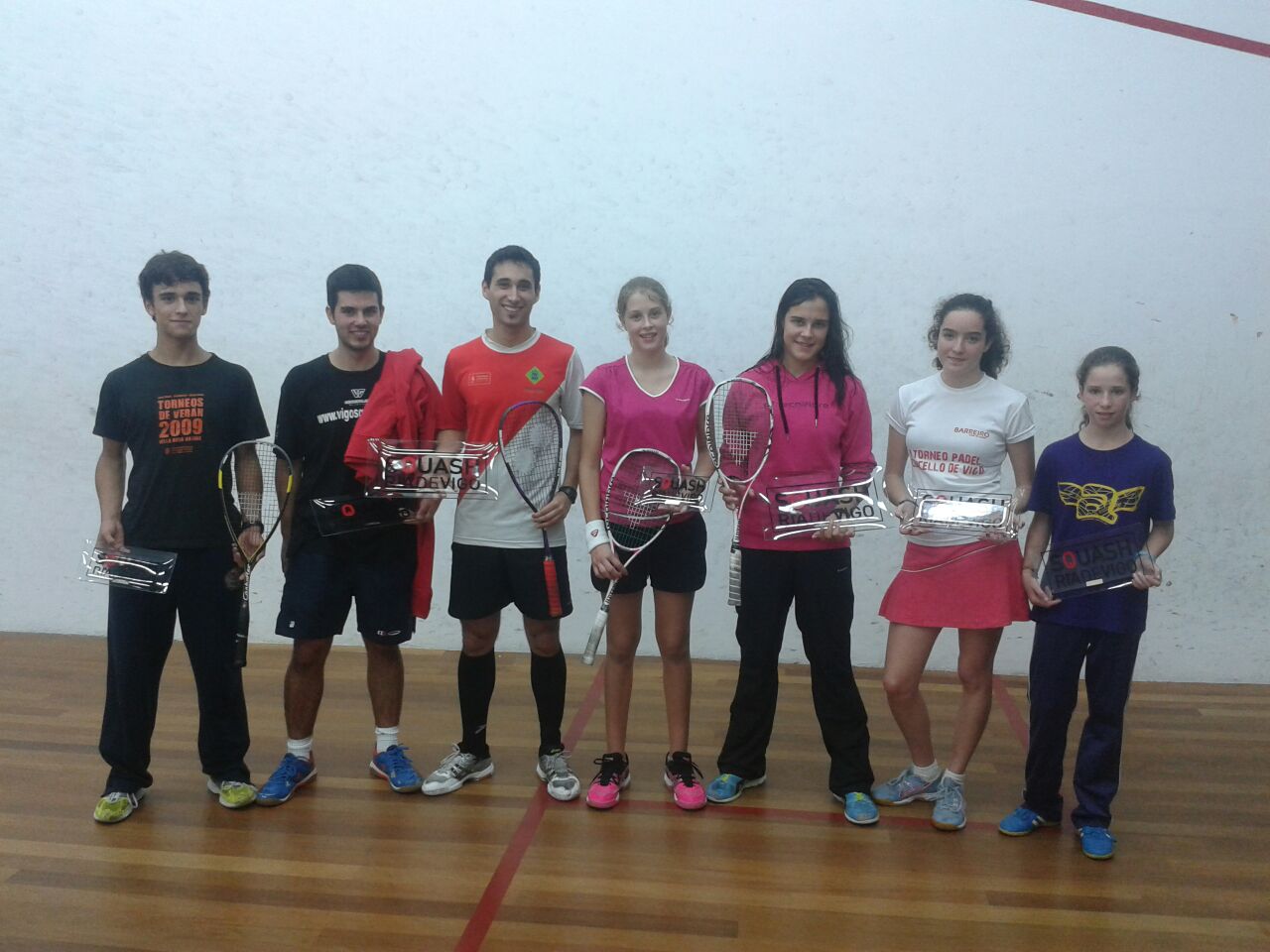 Exitazo del Vigo Squash en el VI Campeonato Local Squash Ru00eda de Vigo Octubre 2014